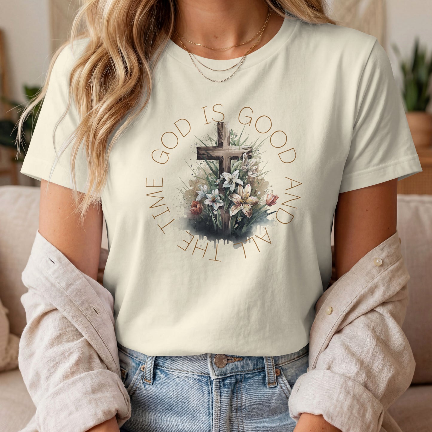 God Is Good All The Time Comfort Colors® Heavyweight Tee