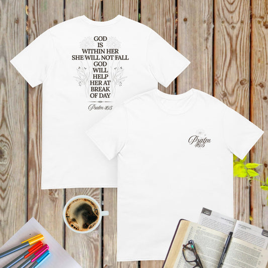 God Is Within Her Tee (White Only)
